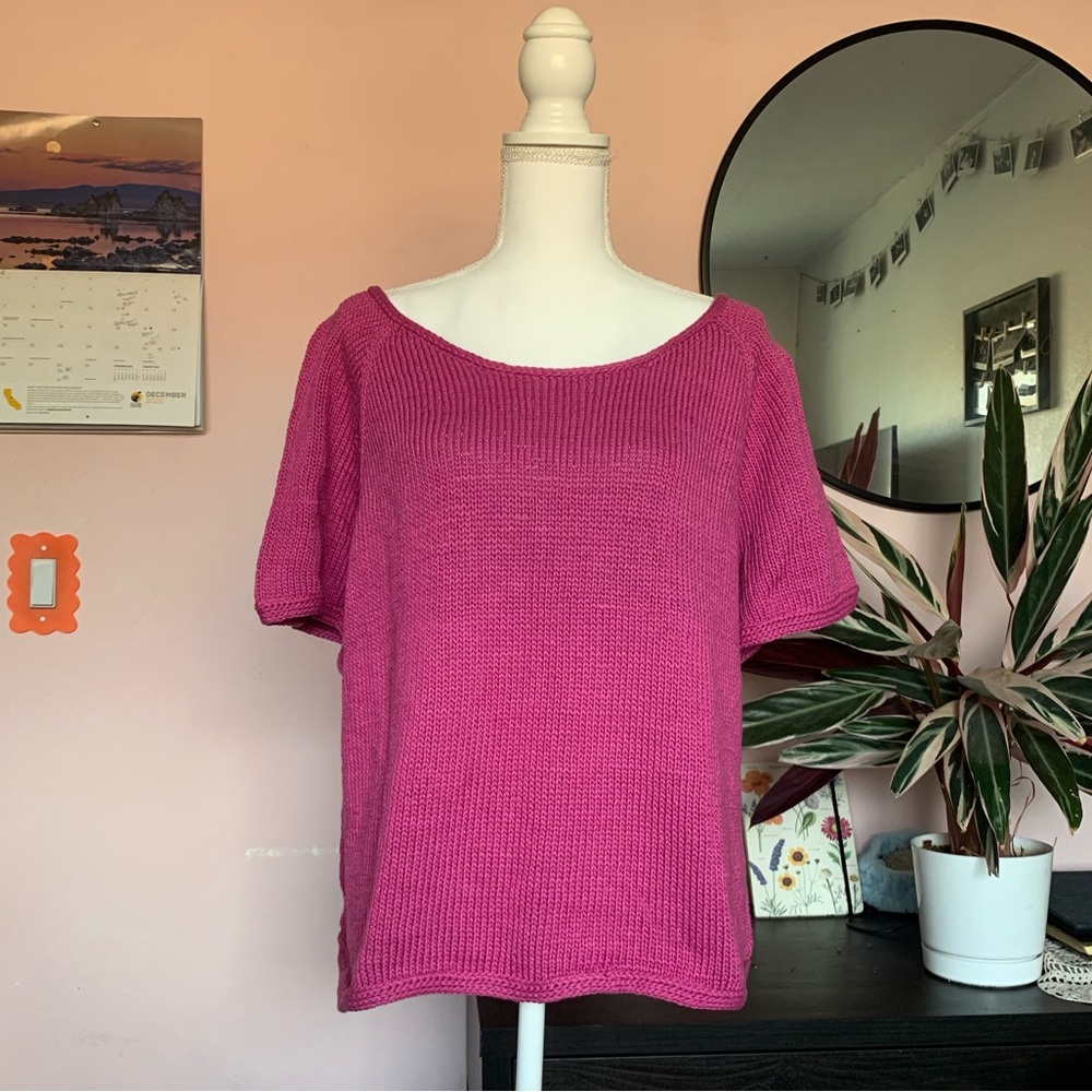 Handmade Cotton Knit T-Shirt
